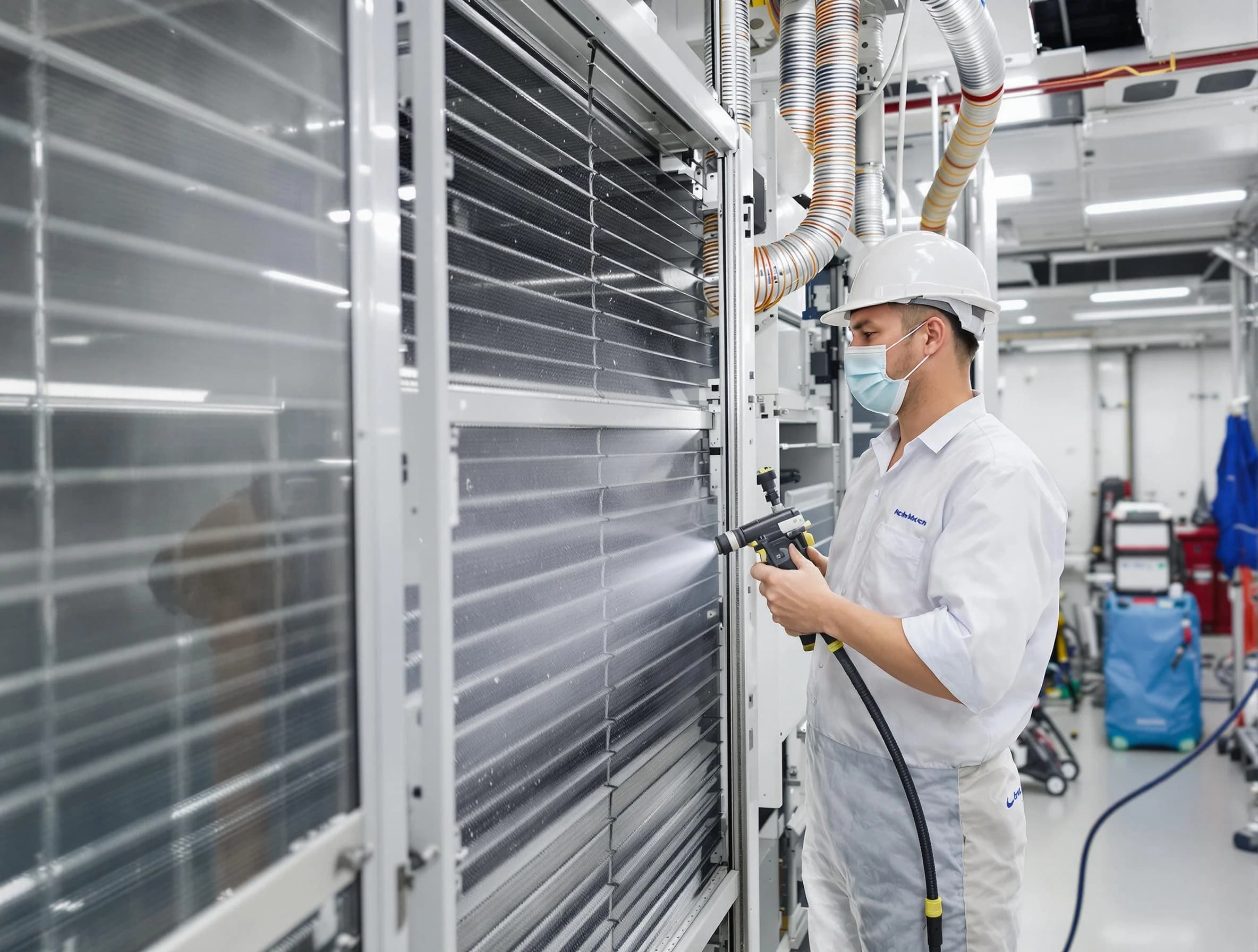 Professional AC coil cleaning by Highland Springs Air Duct Cleaning in Highland Springs