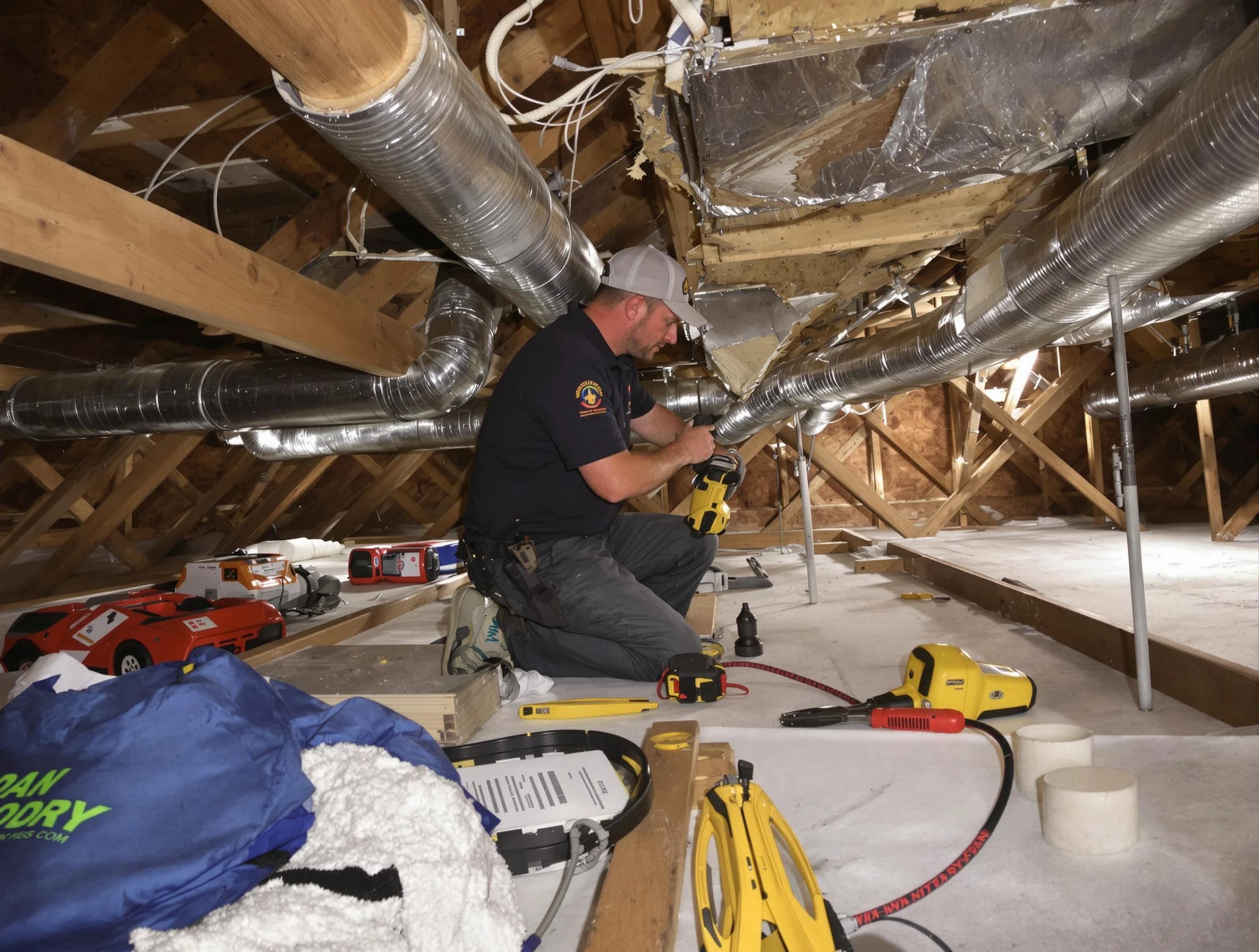 Professional air duct repair by Highland Springs Air Duct Cleaning in Highland Springs
