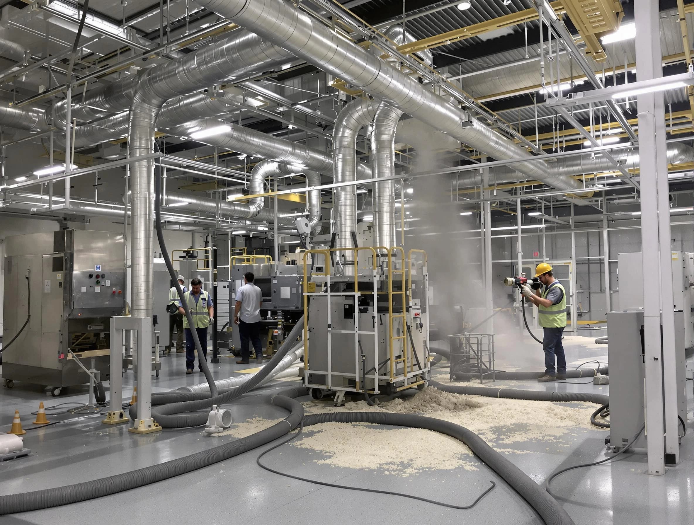 Heavy-duty industrial duct cleaning by Highland Springs Air Duct Cleaning in Highland Springs