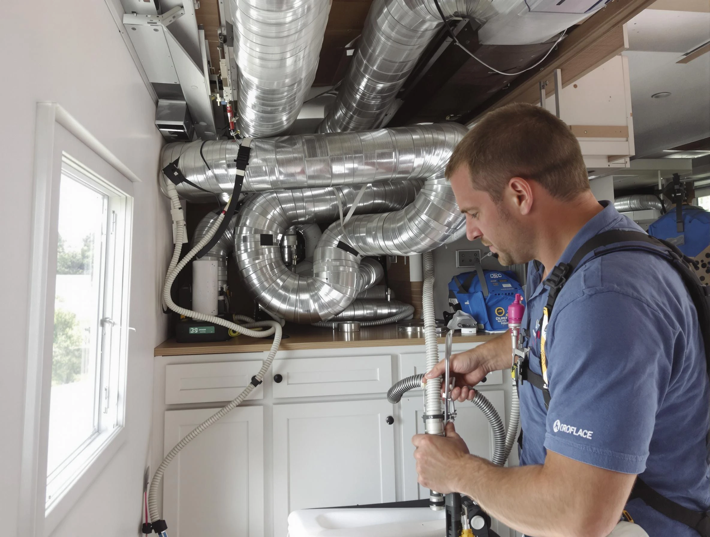Mobile Home Air Duct Cleaning in Highland Springs