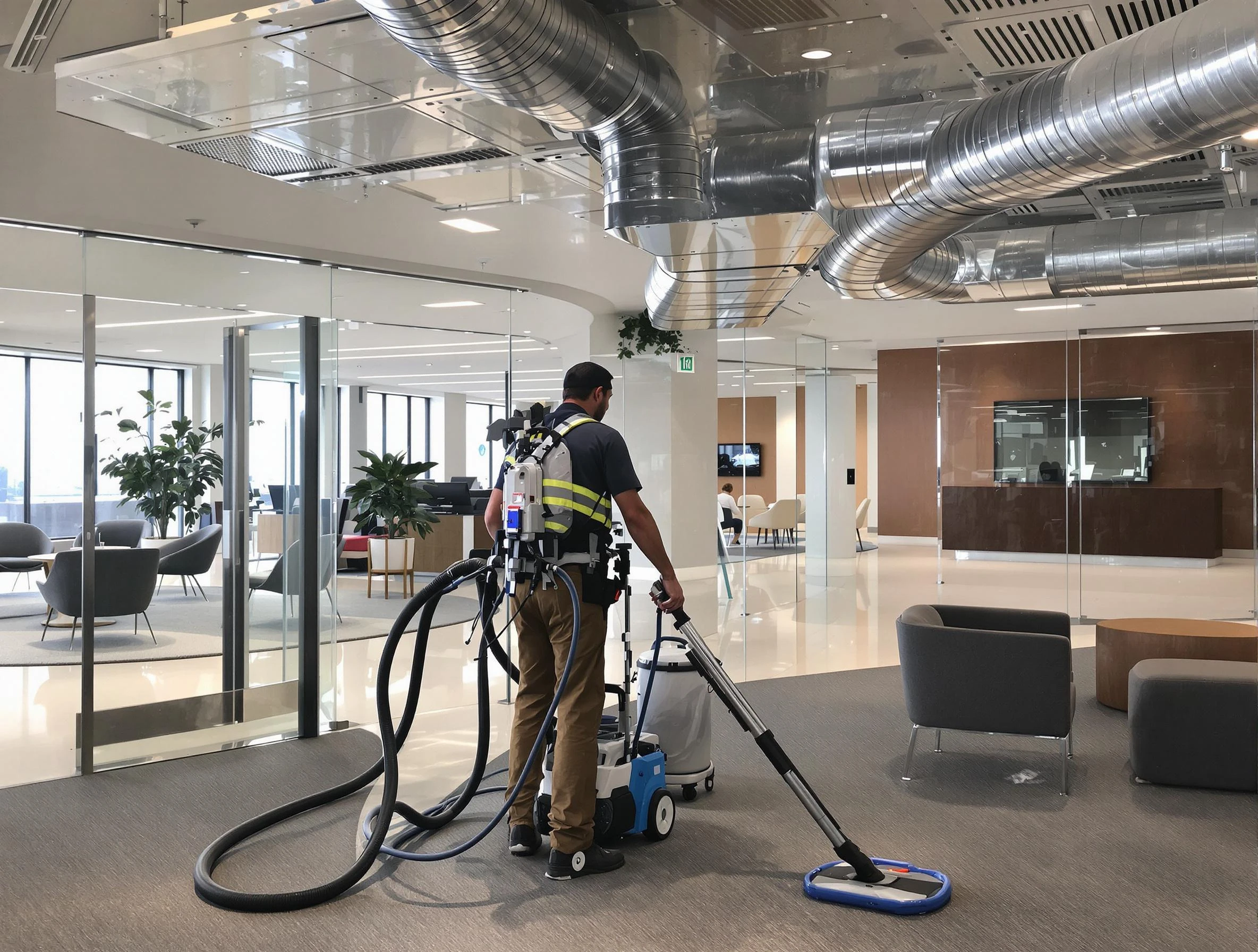 Commercial duct cleaning service by Highland Springs Air Duct Cleaning in Highland Springs